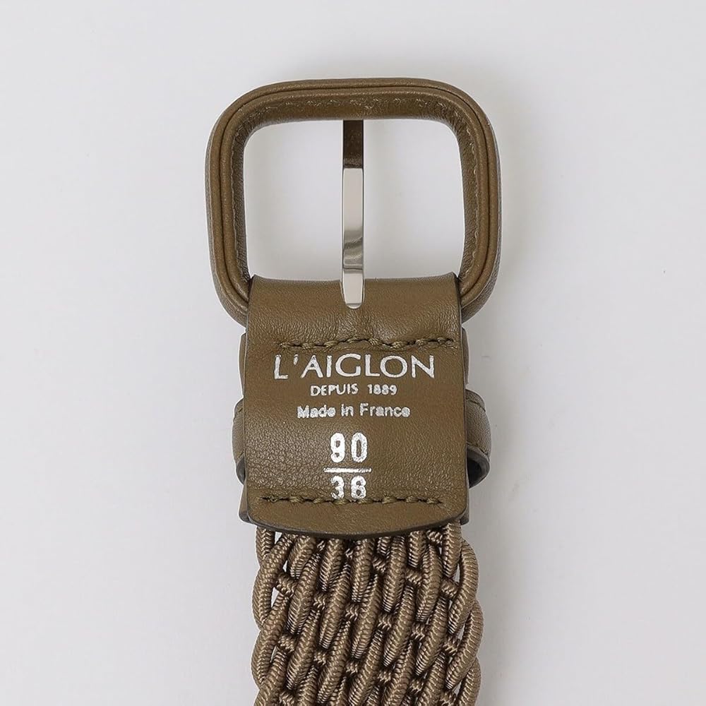 LAIGLON メッシュベルトL’AIGLONレグロン　オレンジ　90 編み込み LAIGLON メッシュベルトL'AIGLONレグロン オレンジ 90 編み込み